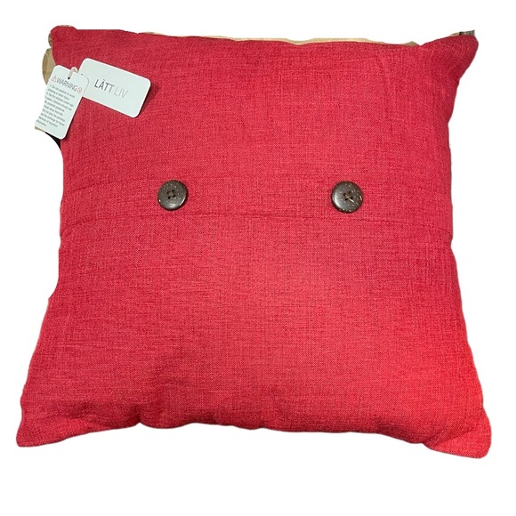 Red Accent Pillow - Picture 7 of 8
